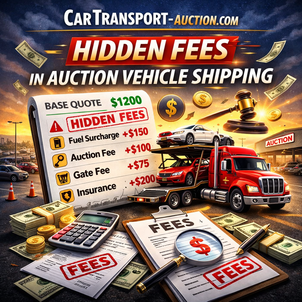 Hidden Fees in Auction Vehicle Shipping