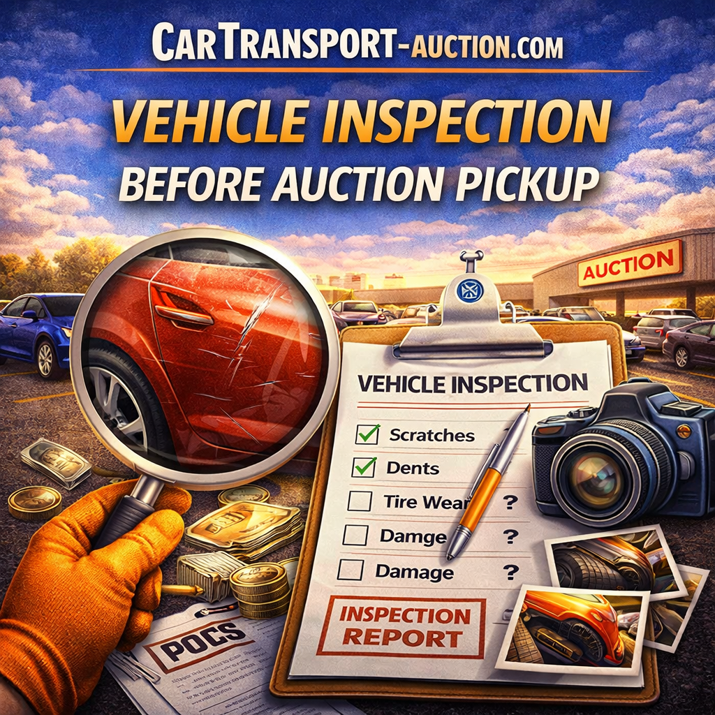 Vehicle Inspection Before Auction Pickup