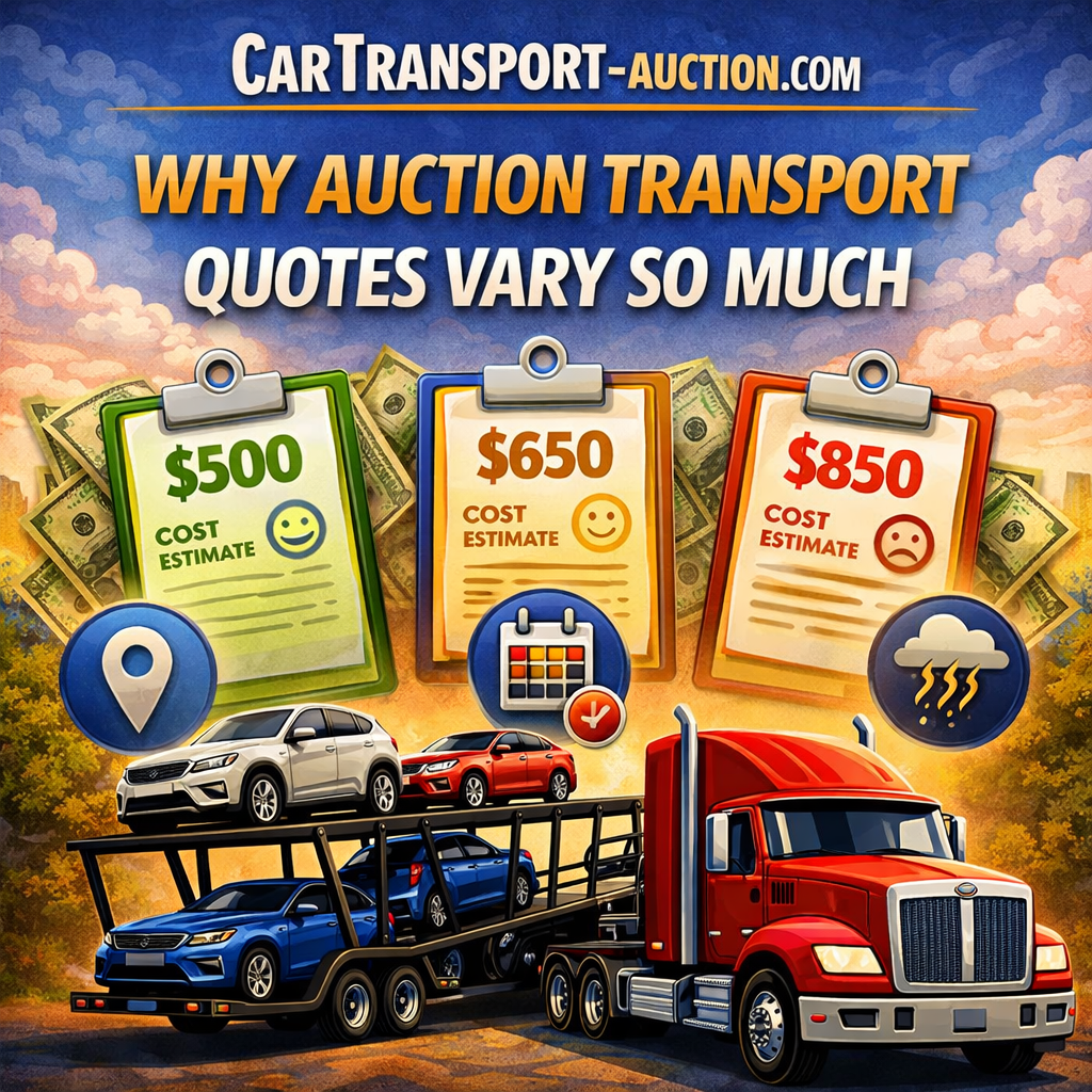 Why Auction Transport Quotes Vary So Much